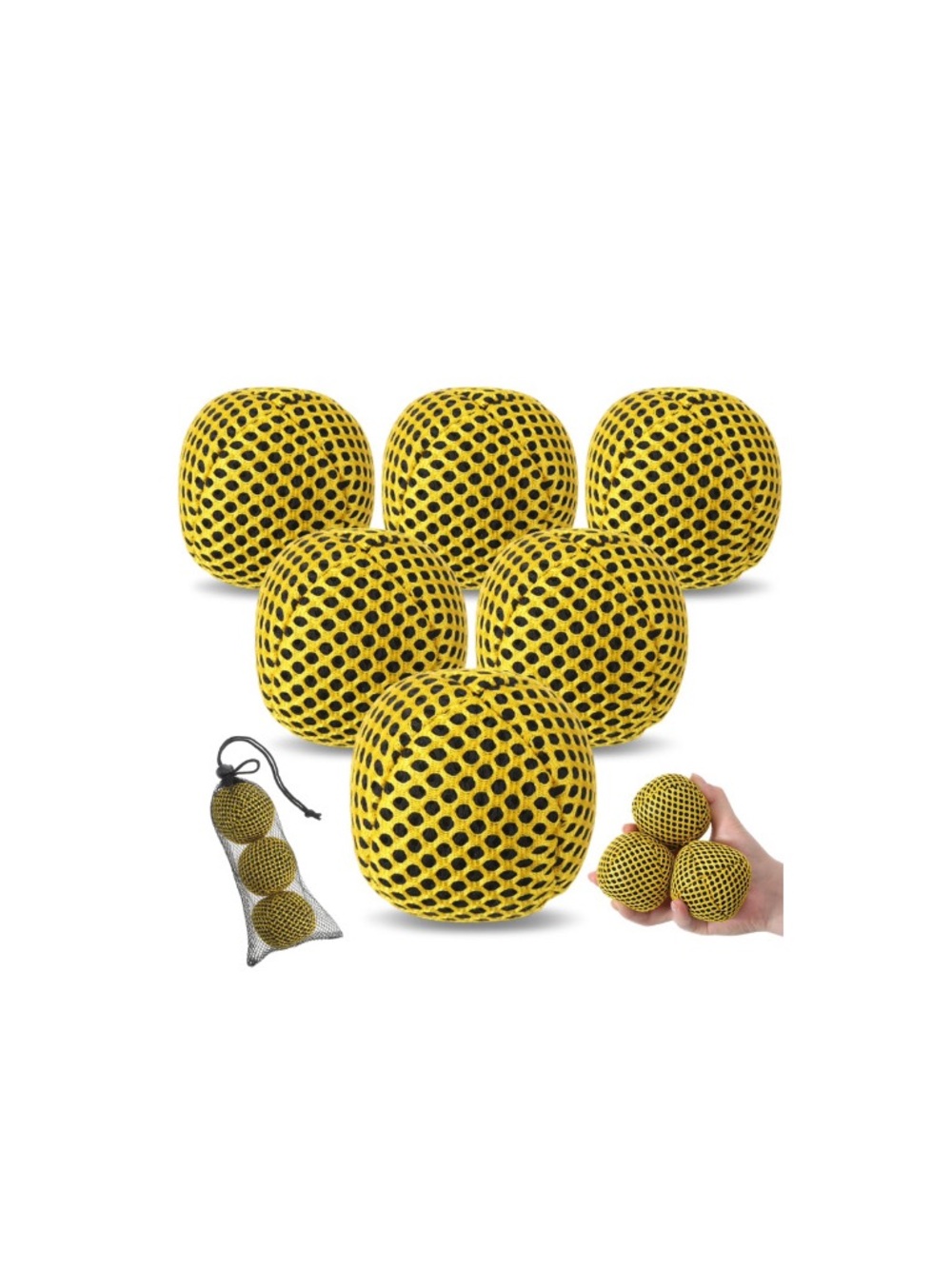6 Pcs Juggling Balls Bean Bags Durable Kit  For Beginners And Professionals